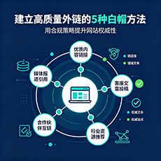 舟山建站-建立高质量外链的5种白帽方法